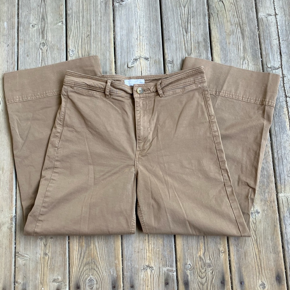 Everlane wide-leg crop chino - size 8
